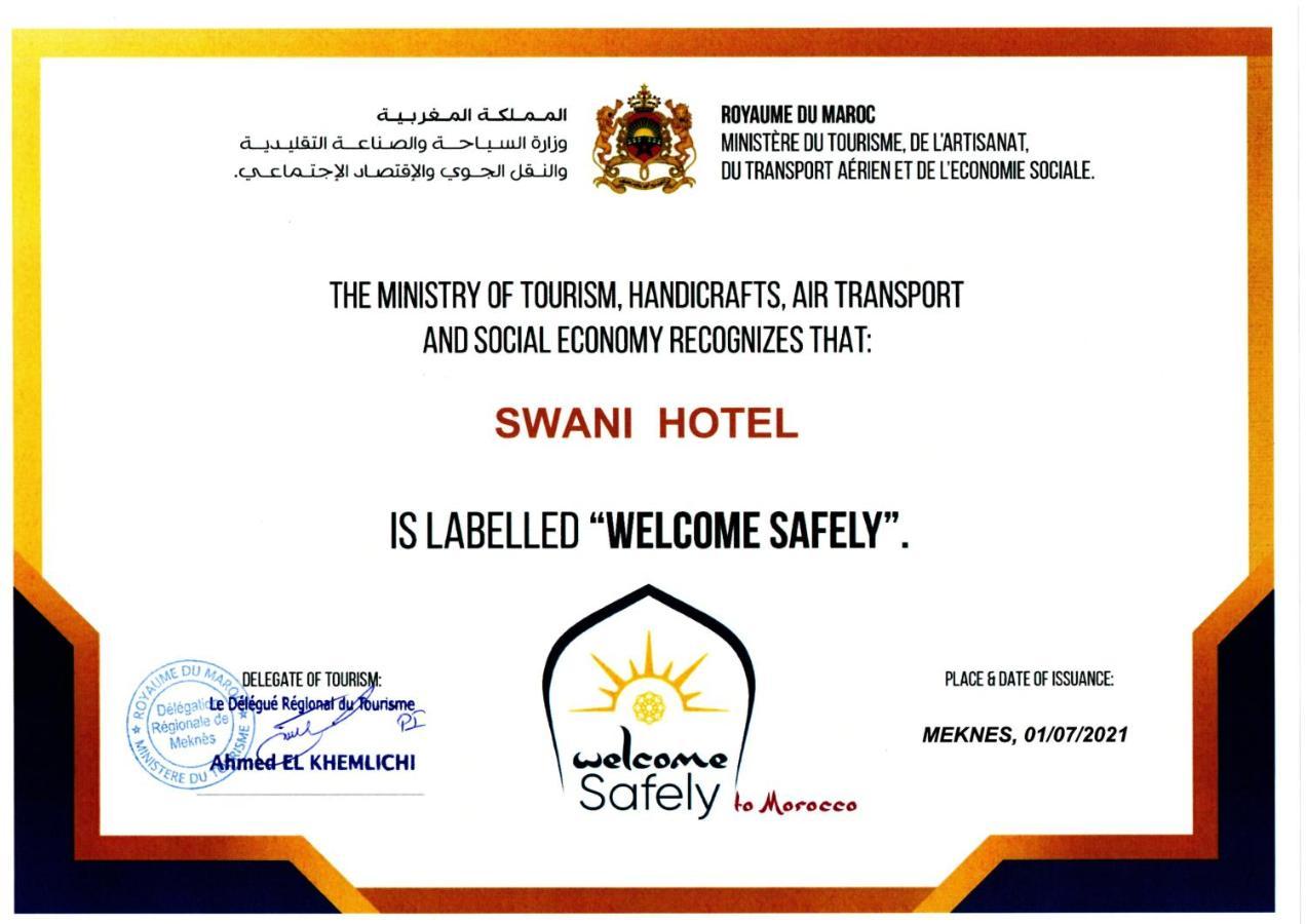 Hotel Swani Meknès Buitenkant foto